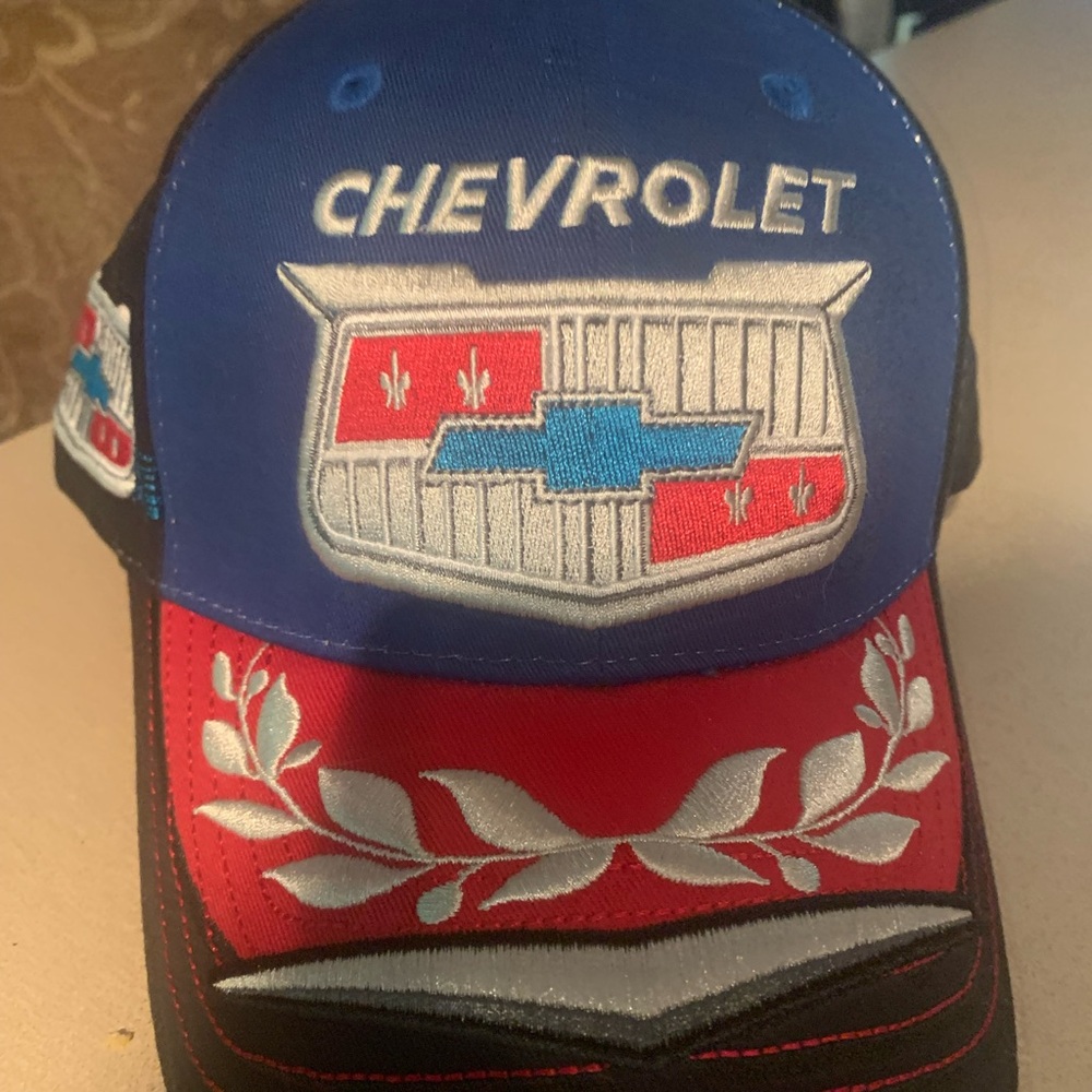 Chevrolet Embroidered Blue and Red Cap